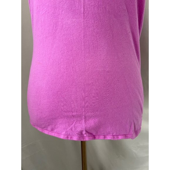 OP Pinkish-Purple Cap Sleeve V-Neck Tee - Picture 3 of 9